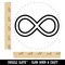 Infinity Symbol Outline Rubber Stamp for Stamping Crafting Planners